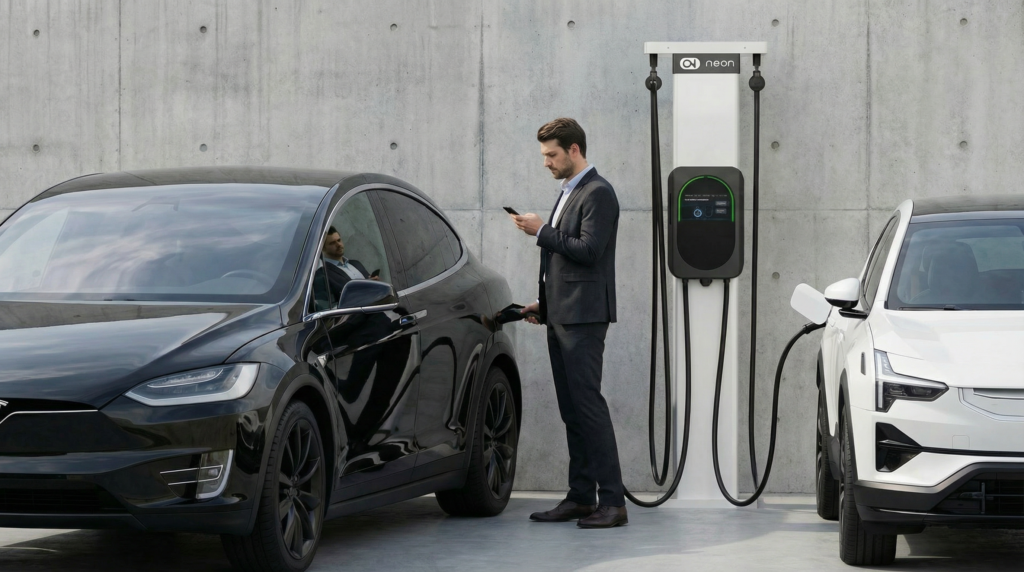 Neon Charging station